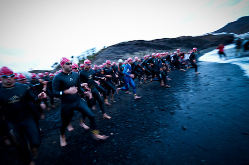 Natacion en mar durante Challenge Fuerteventura